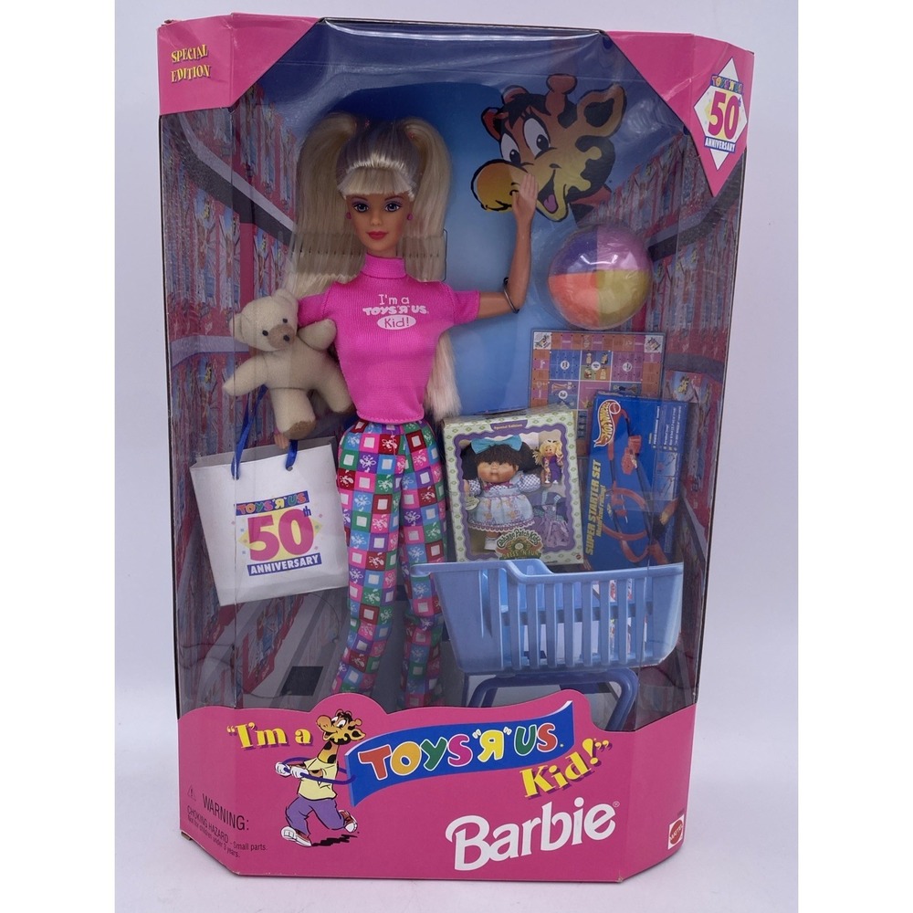 I'm a Toys R Us Kid Barbie 50th Anniversary Doll 1997 Mattel 18895